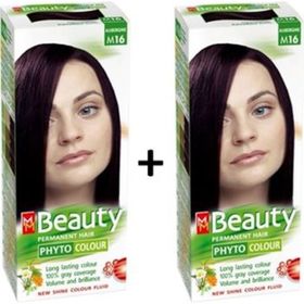 Beauty M16 Patlıcan Doğal Bitkisel x2 Saç Boyası