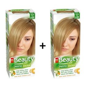 Beauty M21 Doğal Küllü Platin x2 Saç Boyası
