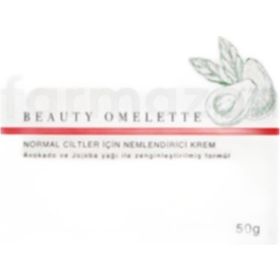 Beauty Omelette Kuru Ve Hassas Ciltler Için Beyaz 50 gr Nemlendirici Yüz Kremi