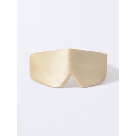 Beauty Pillow Bej İpek Uyku Maskesi Göz Bandı