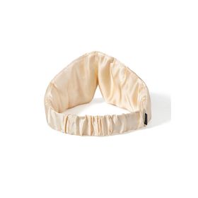 Beauty Pillow Bej İpek Uyku Maskesi Göz Bandı