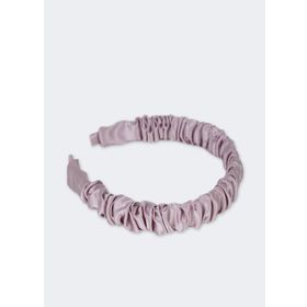 Beauty Pillow İpek Büzgülü Lila Taç