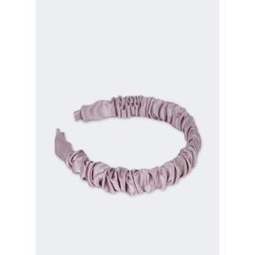 Beauty Pillow İpek Büzgülü Lila Taç