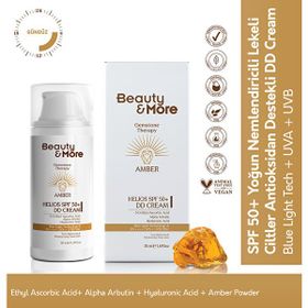 Beauty&More Amber Helios Ethyl Ascorbic Acid Alpha Arbutin SPF 50 50 ml DD Krem