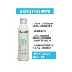 Beaver Hydro Scalp Purififying 258 ml Yağlı ve Kepekli Saçlar İçin Şampuan