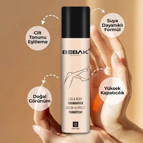 Bebak 0 Numara 75 ml Bacak Fondöteni