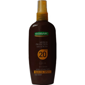 Bebak 150 ml Spf20+ Güneş Yağı