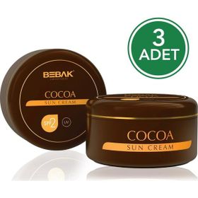 Bebak 3x100 ml Kakao Güneş Kremi