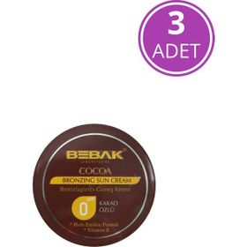 Bebak 3x100 ml Kakao Güneş Kremi