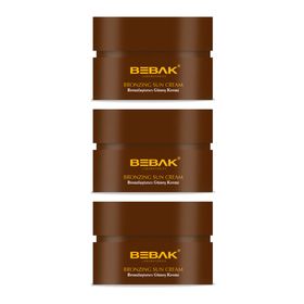 Bebak 3x100 ml Kakao Güneş Kremi