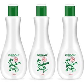 Bebak 3x120 ML Acı Badem Yüz Temizleme Sütü
