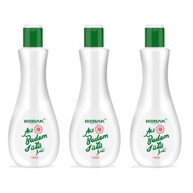 Bebak 3x215 ml Acı Badem Makyaj Temizleme ve Nemlendirici Bakım Sütü