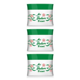 Bebak Acı Badem Kremi Kavanoz 3x70 ml