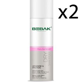 Bebak Arjinin Protein 2x200 ml Kuru Şampuan