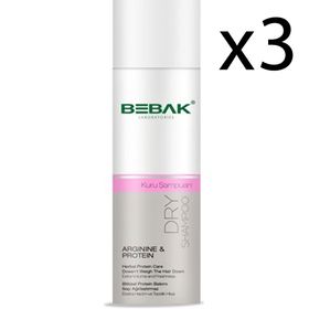Bebak Arjinin Protein 3x200 ml Kuru Şampuan