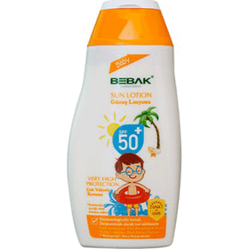 Bebak Bebek Çocuk Spf 50+ 200 ml Güneş Koruyucu Losyon