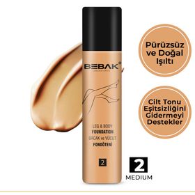 Bebak Extra Light No:2 75 ml Açık Bacak ve Vücut Fondöteni