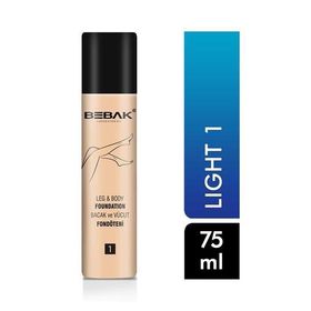 Bebak Light Tone 1 Tüm Ciltler İçin 75 ml Bacak Fondöteni