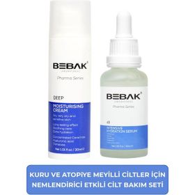 Bebak Pharma Kuru ve Atopiye Meyilli Ciltler İçin Nemlendirici Etkili Bakım Seti