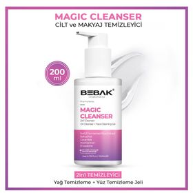 Bebak Pharma Magic Cleanser 200 ml Yağ ve Yüz Temizleme Jeli