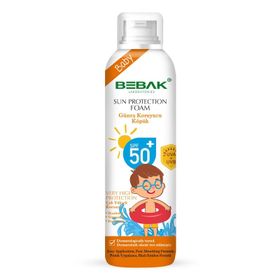 Bebak Spf 50+ 150 ml Bebek Çocuk Güneş Koruyucu Köpük