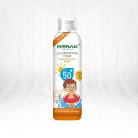 Bebak Spf 50+ 150 ml Bebek Çocuk Güneş Koruyucu Köpük