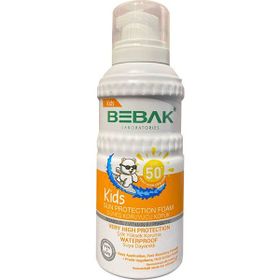 Bebak SPF50+ 150 ml Yüksek Korumalı Bebek Güneş Köpüğü