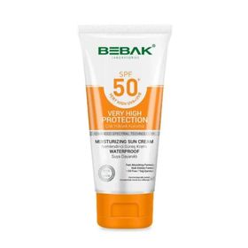 Bebak SPF50+ 75 ml Nemlendirici Etkili Güneş Kremi