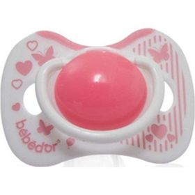 Bebedor 102 6-18 Ay Kiraz Emzik Pembe