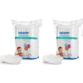 Bebedor 120 Adet 2x60 Bebek Temizleme Pamuğu