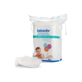Bebedor 120 Adet 2x60 Bebek Temizleme Pamuğu