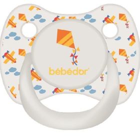 Bebedor 172 No: 2 6-18 Ay Sarı Mavi Crystal Serisi Damaklı Emzik