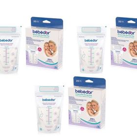Bebedor 20'li 3 Paket Anne Sütü Saklama Poşeti
