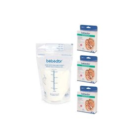 Bebedor 20'li 3 Paket Anne Sütü Saklama Poşeti