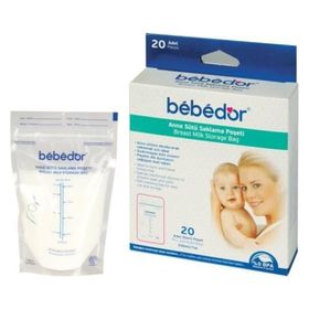 Bebedor 20'li Anne Sütü Saklama Poşeti