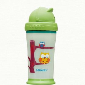 Bebedor 240 ml Karanlıkta Parlayan Pipetli Bardak