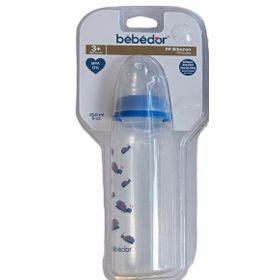 Bebedor 24302 Mavi Gri 250 ml Desenli PP Biberon