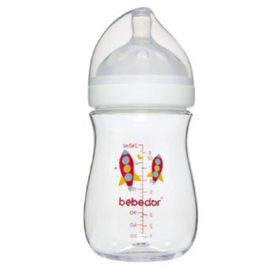 Bebedor 3+ Ay 260 ml Isıya Dayanıklı Cam Biberon
