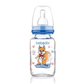 Bebedor 30302 Desenli Cam 125 ml Mavi Biberon
