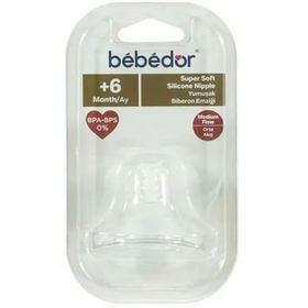 Bebedor 332 Silikon Yumuşak 6+ Orta Akış Biberon Emziği