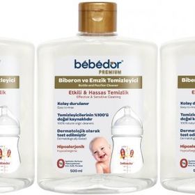 Bebedor 3x500 ml Emzik ve Biberon Temizleyici