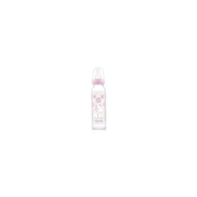 Bebedor 41302 Isıya Dayanıklı 250 ml Pembe Cam Biberon