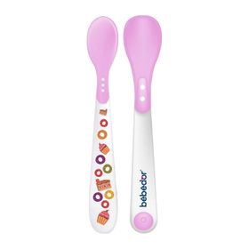 Bebedor 555 Pembe 4+ Ay 2'li Isıya Duyarlı Kaşık