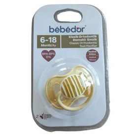 Bebedor 6-18 Ay Klasik Ortodontik Damaklı Emzik