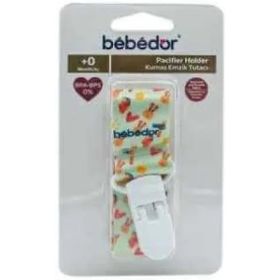Bebedor 7502 Yeşil Tavşanlı Kumaş Emzik Tutacı