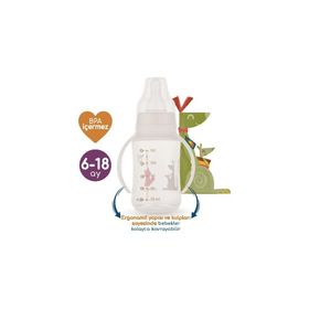 Bebedor 76302 Ergonomik Kulplu 125 ml Beyaz Biberon