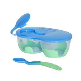Bebedor 8559 Pembe-Lila 2 Bölmeli Tabak Kaşık Seti