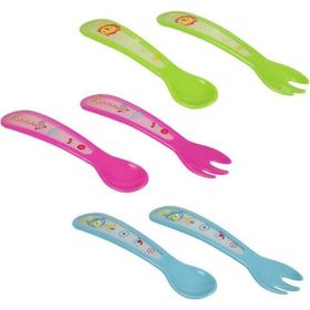 Bebedor 9556 Zoo Yeşil İlk Çatal ve Kaşığım