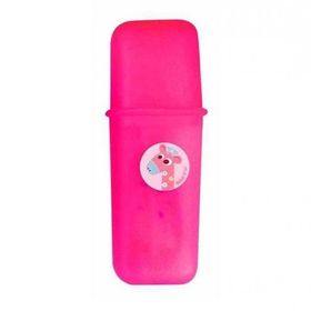 Bebedor 9557 Zoo Pembe Bebek Çatal ve Kaşık Seti