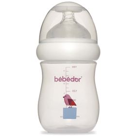 Bebedor 97322 Mor Desenli Geniş Ağızlı 180 ml PP Biberon